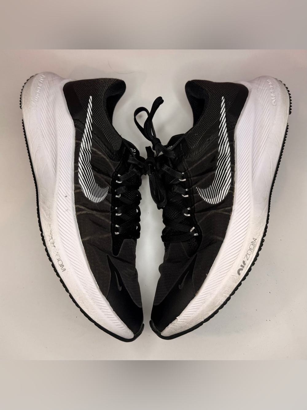 Nike Zoom Winflo 8 Black White (Women's) - CW3421-005, Size 8, No Box